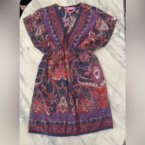 Dress Lightweight Summer She’s Cool Paisley Cover Up Beach Pool Resort Size M